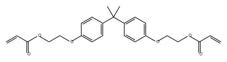 2-丙烯酸(1-甲基亚乙基)二(4,1-亚苯基氧基-2,1-乙二基)酯