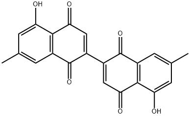 5,5'-Dihydroxy-7,7'-dimethyl-2,2'-binaphthalene-1,1',4,4'-tetraone