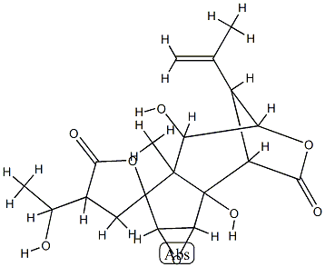3,4,1'a,1'b,5',6',6'a,7'a-Octahydro-1'b,6'-dihydroxy-4-(1-hydroxyethyl)-6'a-methyl-8'-(1-methylvinyl)spiro[furan-2(5H),7'-[2,5]methano[7H]oxireno[3,4]cyclopent[1,2-d]oxepine]-3',5(2'H)-dione