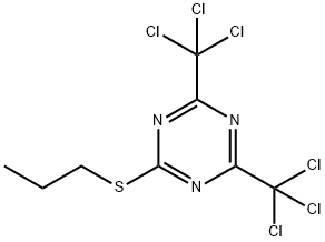 2-(Propylthio)-4,6-bis(trichloromethyl)-1,3,5-triazine
