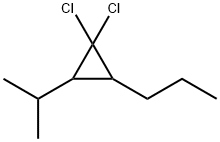 1,1-Dichloro-2-propyl-3-isopropylcyclopropane