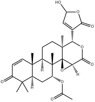 (17aα,13α)-7α-Acetoxy-14β,15β-epoxy-4,4,8-trimethyl-3,16-dioxo-D-homo-17aα-(2,5-dihydro-5-hydroxy-2-oxofuran-3-yl)-17-oxa-5α-androst-1-ene