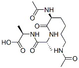 D-Alanine, N-(N-(N2,N6-diacetyl-L-lysyl)-D-alanyl)-