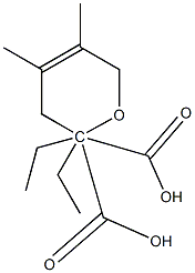 3,6-Dihydro-4,5-dimethyl-2H-pyran-2,2-dicarboxylic acid diethyl ester