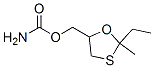 2-Ethyl-2-methyl-1,3-oxathiolane-5-methanol carbamate