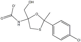 2-(4-Chlorophenyl)-2-methyl-1,3-oxathiolane-5-methanol carbamate