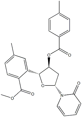 1-[3-O,5-O-Bis(4-methylbenzoyl)-2-deoxy-β-D-erythro-pentofuranosyl]-2(1H)-pyridinone