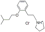 1-[2-(3-methylbutoxy)phenethyl]pyrrolidinium chloride
