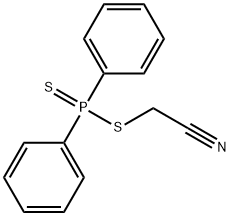 Diphenylphosphinodithioic acid cyanomethyl ester
