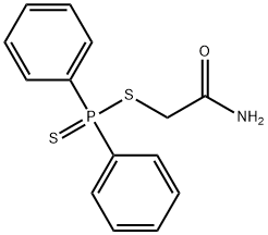 Diphenyldithiophosphinic acid 2-amino-2-oxoethyl ester
