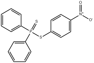 Diphenylphosphinodithioic acid p-nitrophenyl ester