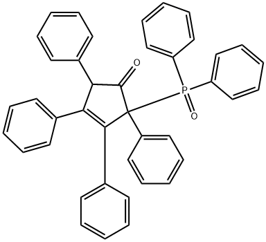2-Diphenylphosphinyl-2,3,4,5-tetraphenyl-3-cyclopenten-1-one