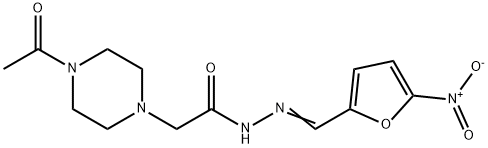 N'-[(5-Nitrofuran-2-yl)methylene]-4-acetyl-1-piperazineacetic acid hydrazide