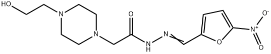 N'-[(5-Nitrofuran-2-yl)methylene]-4-(2-hydroxyethyl)-1-piperazineacetic acid hydrazide