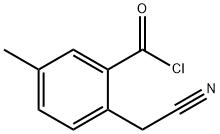 Benzoyl chloride, 2-(cyanomethyl)-5-methyl- (8CI)
