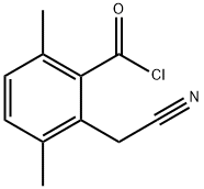 Benzoyl chloride, 2-(cyanomethyl)-3,6-dimethyl- (8CI)