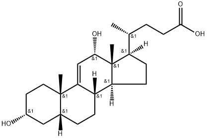 Chol-9(11)-en-24-oic acid, 3,12-dihydroxy-, (3α,5β,12α)- (9CI)