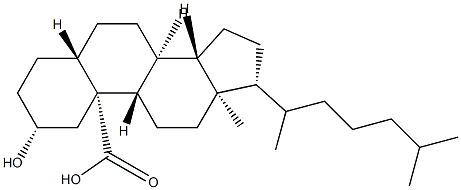 2β-Hydroxy-5α-cholestan-19-oic acid