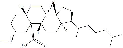 2β-Methoxy-5α-cholestan-19-oic acid