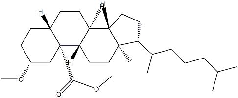 2β-Methoxy-5α-cholestan-19-oic acid methyl ester