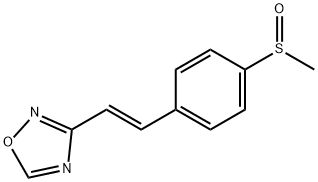 3-(4-methylsulfinylstyryl)-1,2,4-oxadiazole