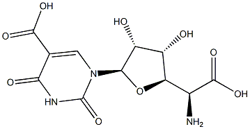 5-Amino-1-[5-carboxy-3,4-dihydro-2,4-dioxopyrimidin-1(2H)-yl]-1,5-dideoxy-β-D-allofuranuronic acid