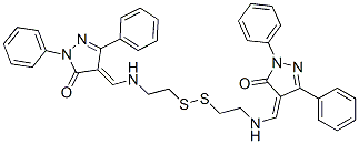 1,10-Bis(1,3-diphenyl-5-oxo-2-pyrazolin-4-ylidene)-2,9-diaza-5,6-dithiadecane