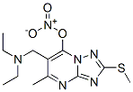 6-[(diethylamino)methyl]-5-methyl-2-(methylthio)-s-triazolo[1,5-a]pyrimidin-7-yl mononitrate