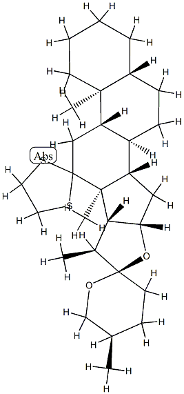 (25R)-12,12-Ethylenedithio-5α-spirostane
