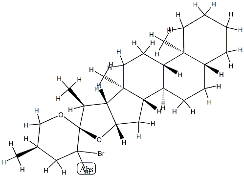 (22S,25R)-23,23-Dibromo-5α-spirostane