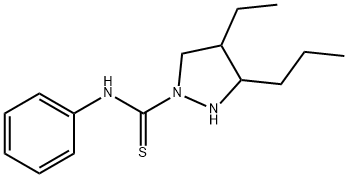 4-Ethyl-3-propylthio-N-phenyl-1-pyrazolidinecarboxamide
