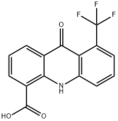 4-Acridancarboxylic  acid,  9-oxo-8-(trifluoromethyl)-  (8CI)