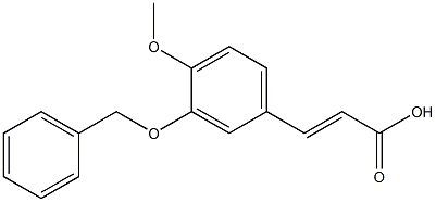 3-(3-(苄氧基)-4-甲氧基苯基)丙烯酸