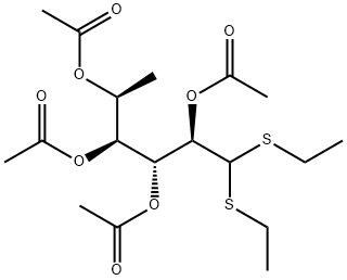 2-O,3-O,4-O,5-O-Tetraacetyl-L-rhamnose diethyl dithioacetal