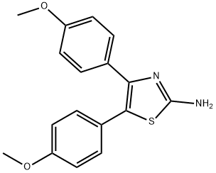 4,5-双-(4-甲氧基苯基)-噻唑-2-胺 4,5-BIS-(4-METHOXYPHENYL)-2-AMINOTHIAZOLE