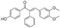3-(3,4-dimethoxyphenyl)-1-(4-hydroxyphenyl)-2-phenyl-prop-2-en-1-one