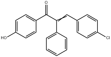 3-(4-chlorophenyl)-1-(4-hydroxyphenyl)-2-phenyl-prop-2-en-1-one