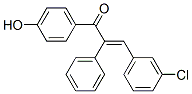 3-(3-chlorophenyl)-1-(4-hydroxyphenyl)-2-phenyl-prop-2-en-1-one
