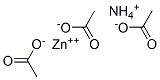 acetic acid, ammonium zinc salt