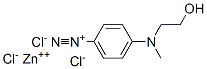 4-(2-hydroxyethyl(methyl)amino)benzenediazonium zinc chloride