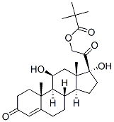11beta,17,21-trihydroxypregn-4-ene-3,20-dione 21-pivalate
