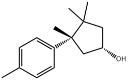 (1S)-3,3,4α-Trimethyl-4-(4-methylphenyl)cyclopentan-1β-ol
