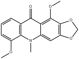 6,11-Dimethoxy-5-methyl-1,3-dioxolo[4,5-b]acridin-10(5H)-one