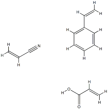 2-丙烯酸与乙烯基苯和2-丙烯腈的聚合物