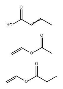 2-丁烯酸与乙酸乙烯酯和丙烯酸乙烯酯的聚合物