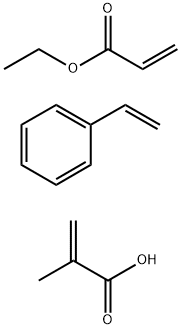 2-甲基-2-丙烯酸与乙烯基苯和2-丙烯酸乙酯的聚合物