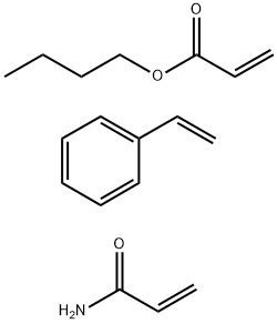 2-丙烯酸丁酯与乙烯基苯和2-丙烯酰胺的聚合物