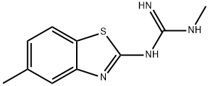Guanidine, 1-methyl-3-(5-methyl-2-benzothiazolyl)- (8CI)