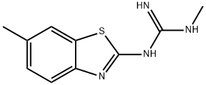 Guanidine, 1-methyl-3-(6-methyl-2-benzothiazolyl)- (8CI)