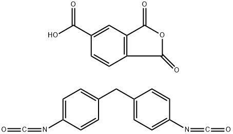 三苯六甲酸酐与1,1'-亚甲基双(4-异氰酸酯苯)的共聚物